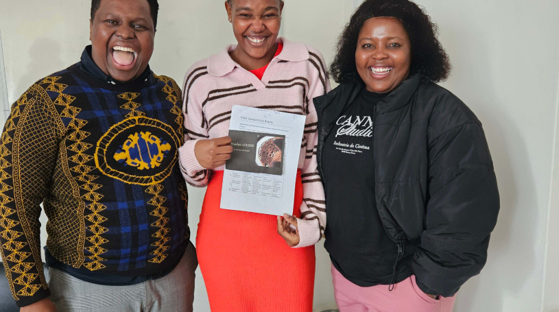 Bataung Qhotsokane; Bathabile Tyabe (Competition Winner); Victress Siko